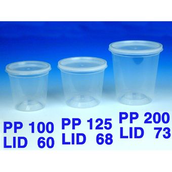vaso politene pesto 100 cc.